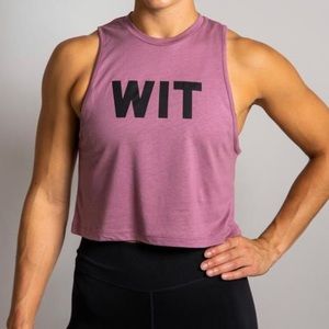 WIT Fitness Muscle Crop Tank